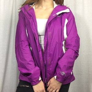 Purple Columbia lightweight Rain Jacket